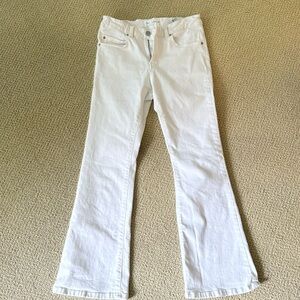 Zara girls white jeans.